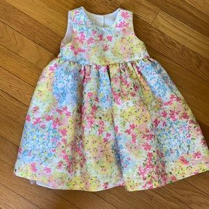 Floral dress 24mo tulle under